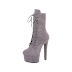 Bottes - "Suede Elegance" (15 cm) - Vignette | Pole Dance Chic