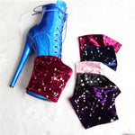 Protections chaussures - "Étoile de Velours" - Vignette | Pole Dance Chic