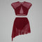 Ensemble de pole dance rouge de la marque Pole Dance Chic