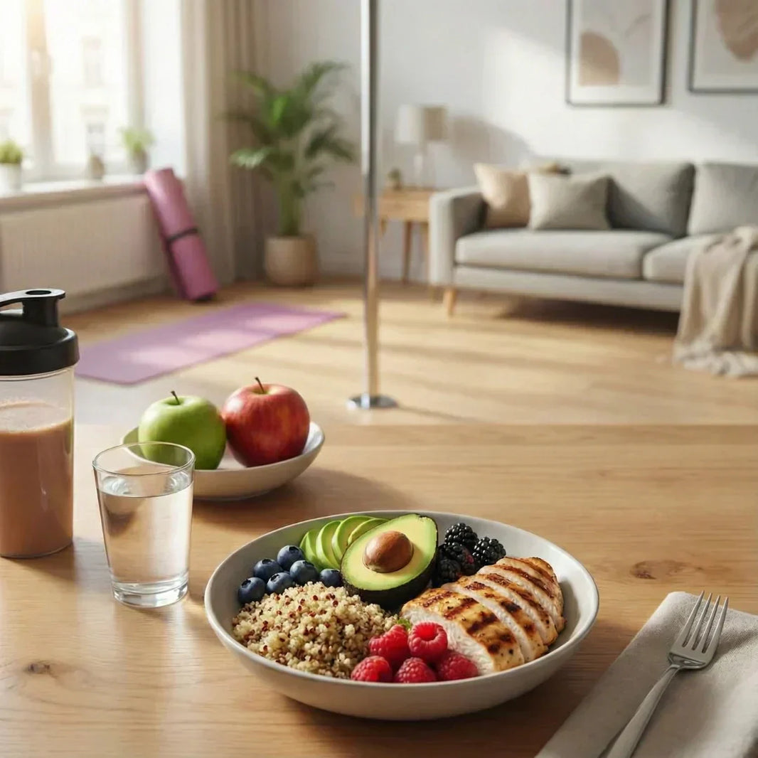 Repas équilibré pour pole dance