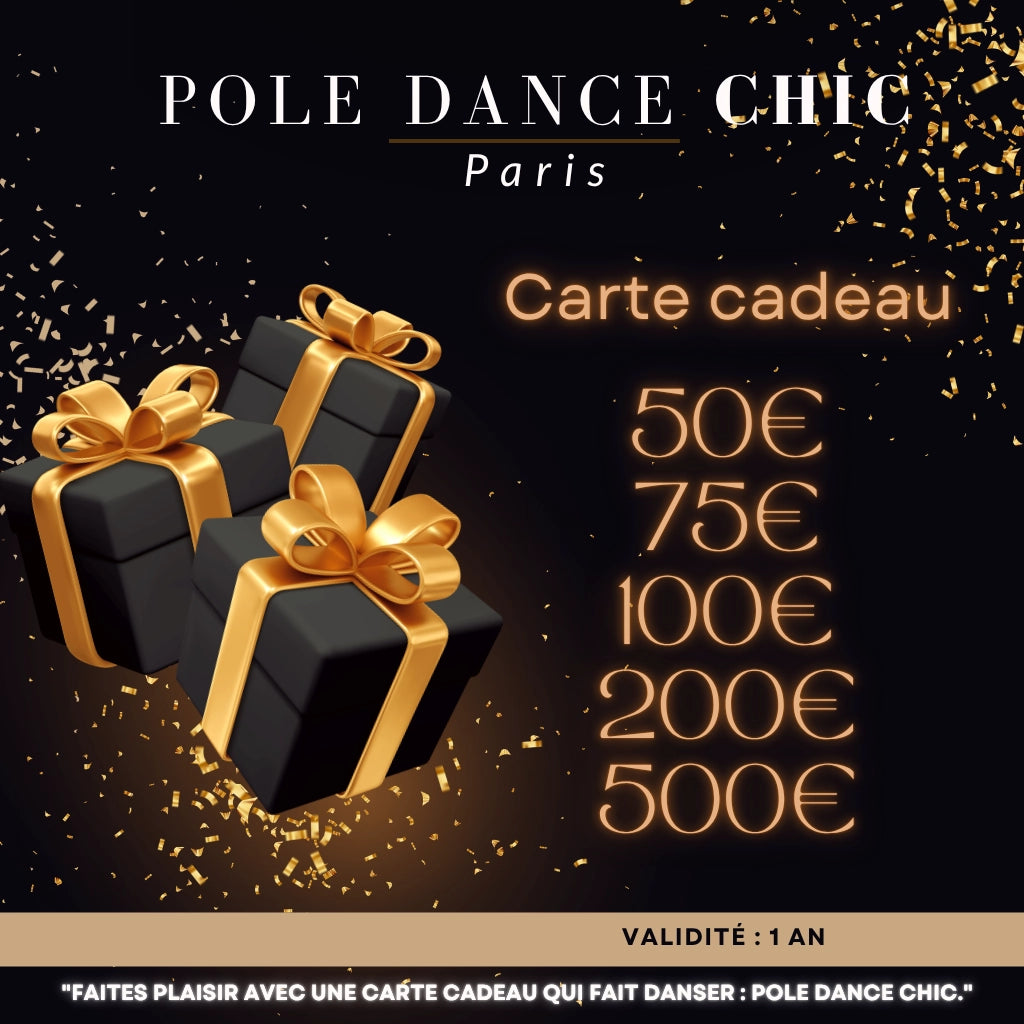 Carte cadeau pole dance chic