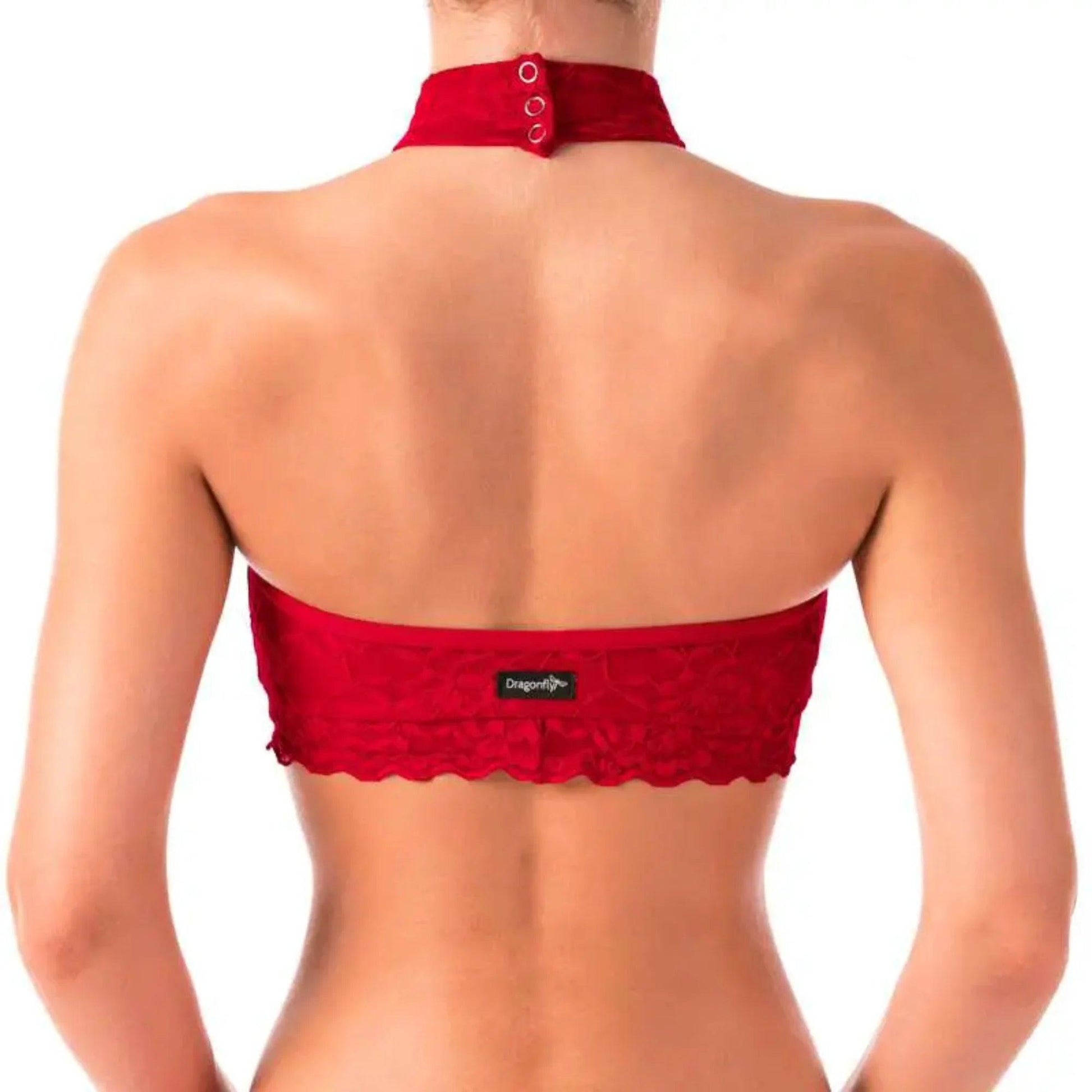 Arrière Brassière dentelle de la marque DragonFly rouge