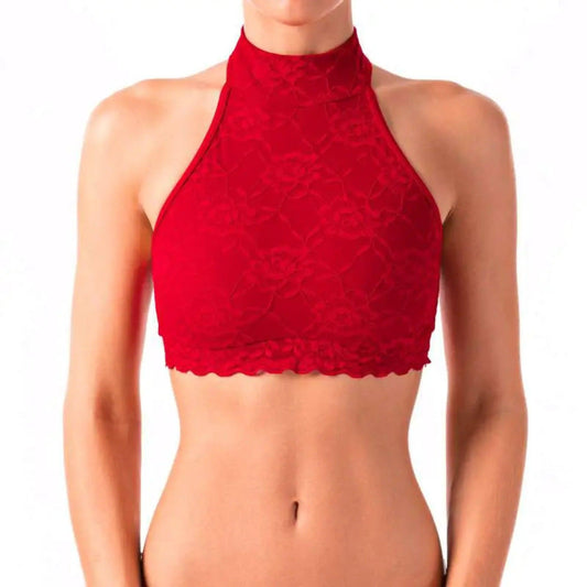 Brassière dentelle de la marque DragonFly rouge