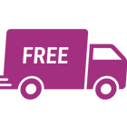 Icone camion livraison marqué free