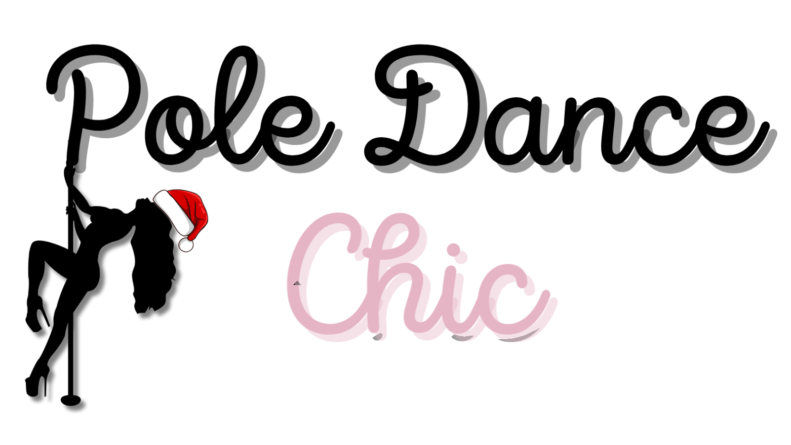 logo pole dance chic pour noël