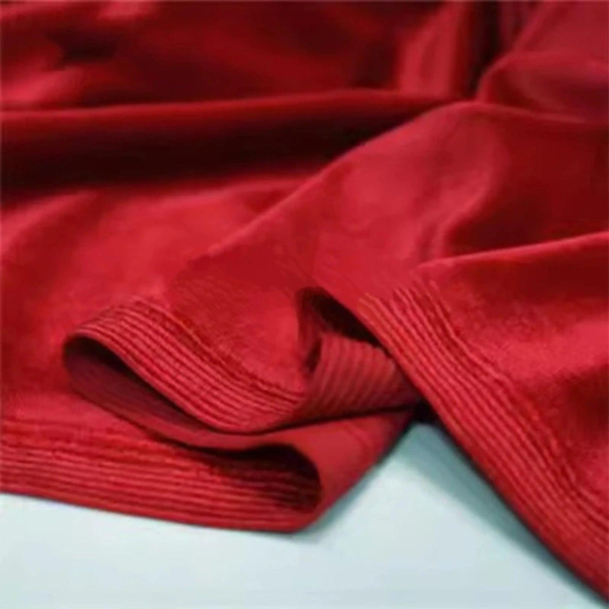 Tissu rouge profond velours de protection de chaussures de Pole Dance