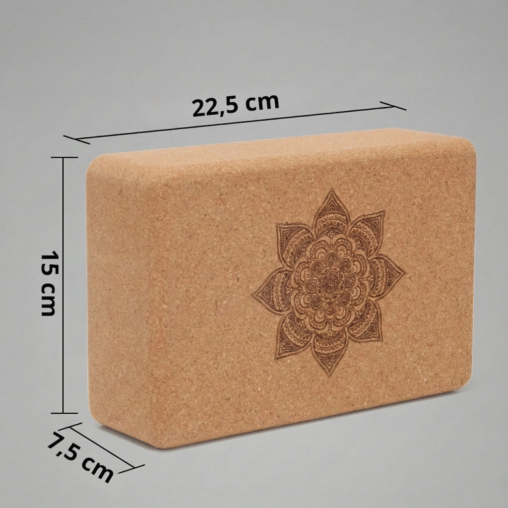 Brique/bloc de yoga en liège