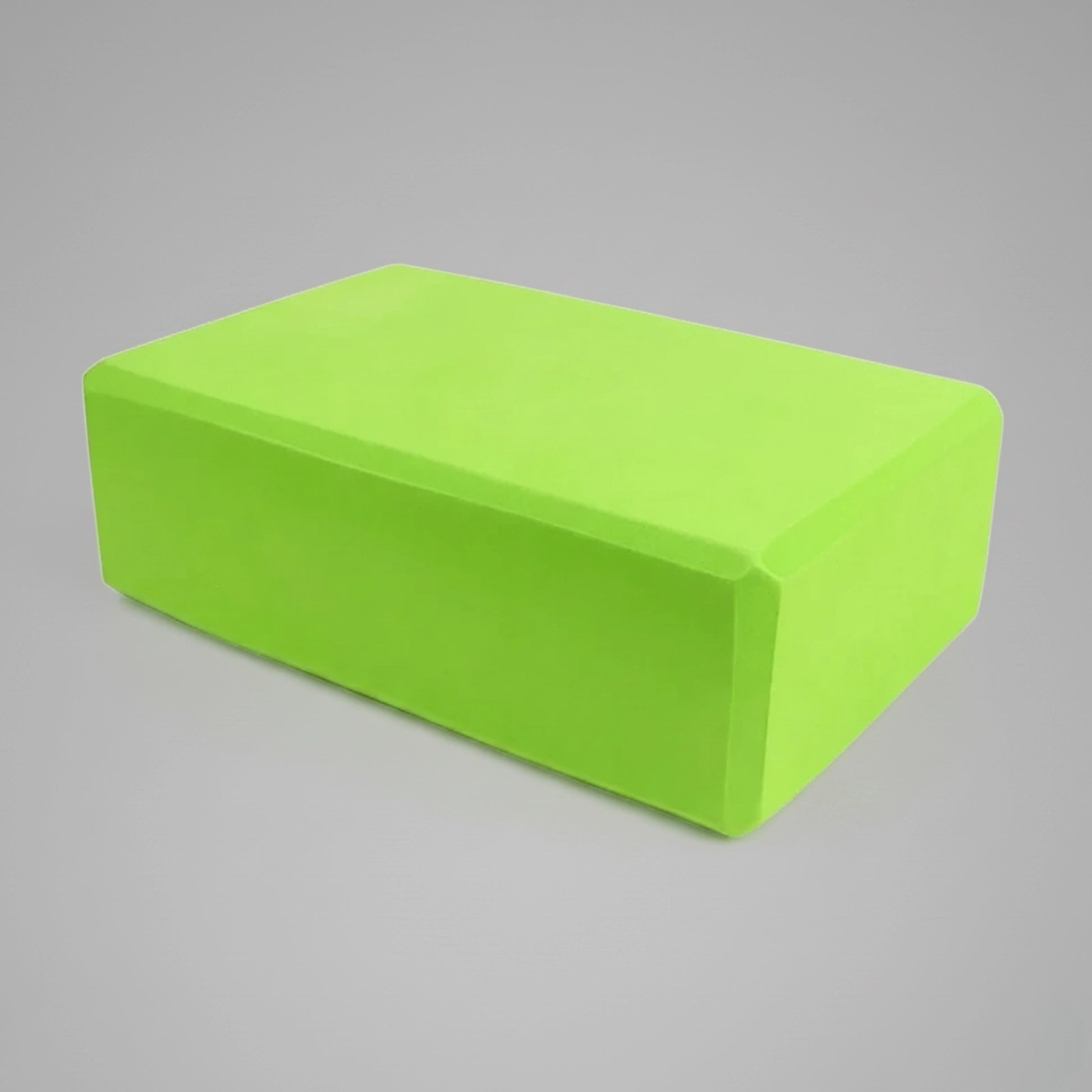 Brique/bloc de yoga de couleur vert