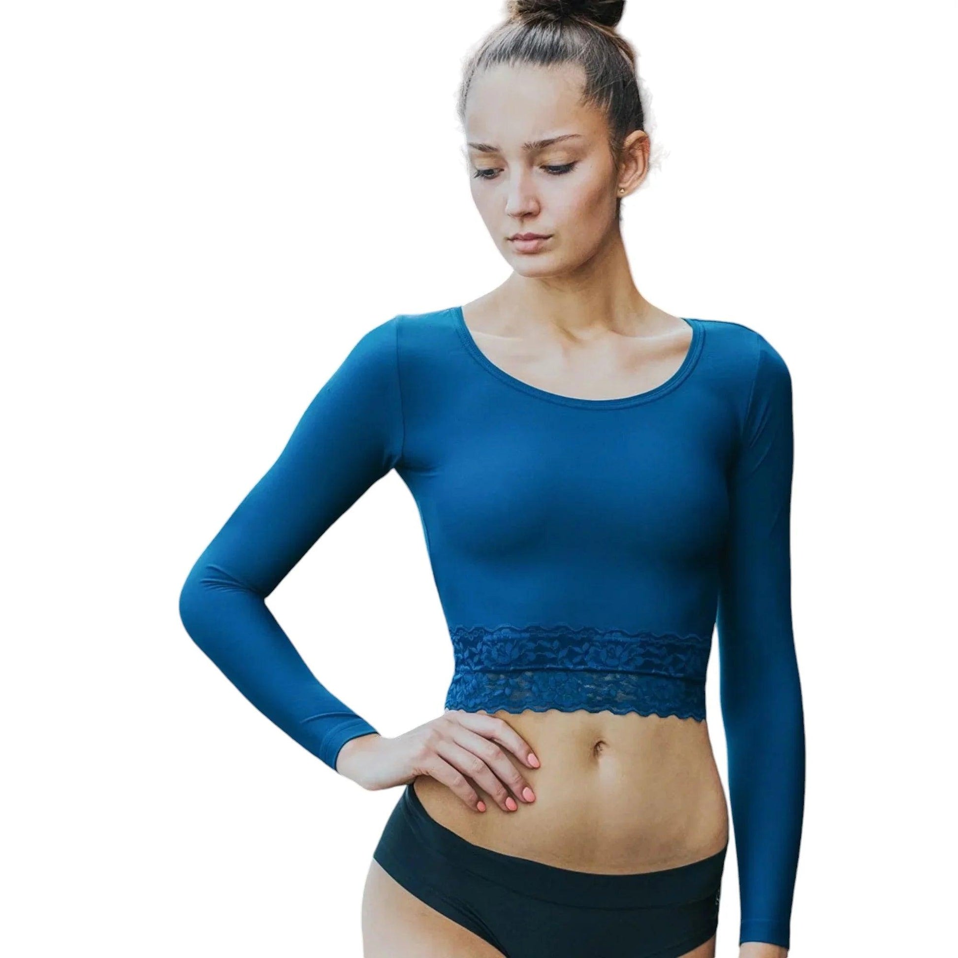 Crop top de la marque DragonFly bleu