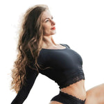 Crop Top en dentelles DragonFlyBrand - "Pavi" - Vignette | Pole Dance Chic