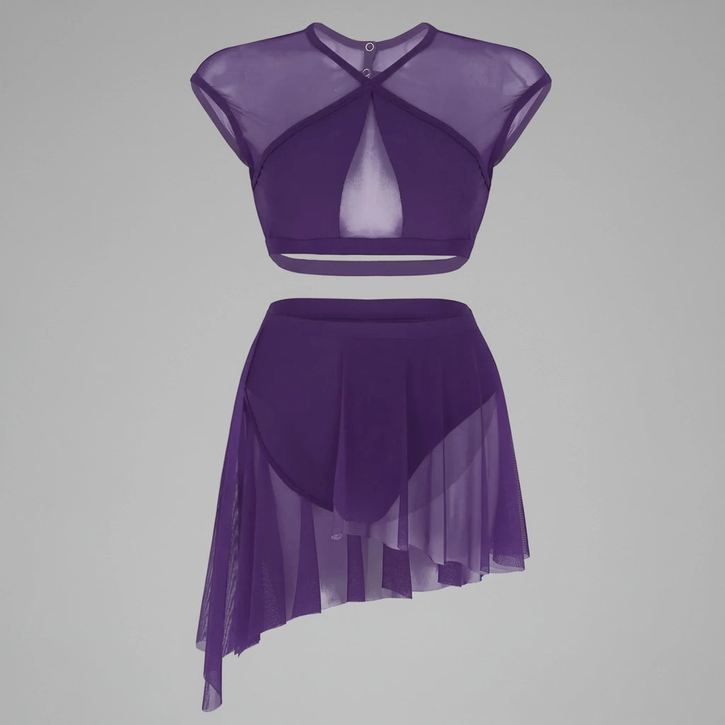Ensemble de Pole Dance violet