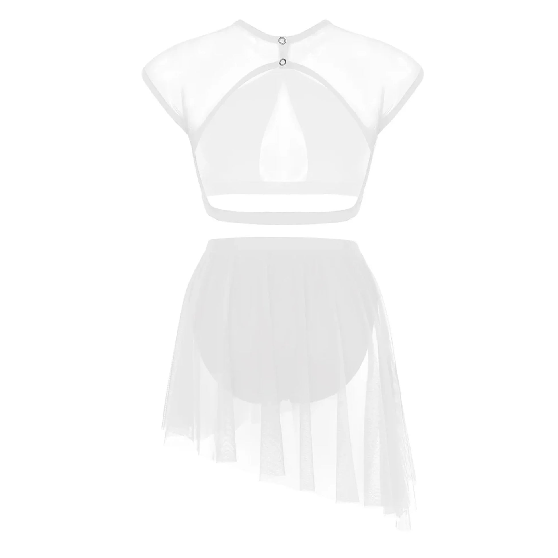 Ensemble de pole dance blanc de la marque Pole Dance Chic