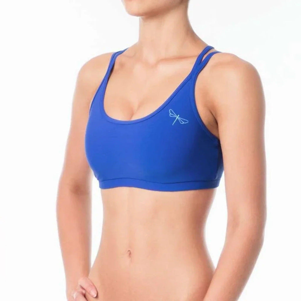 Brassière de la marque DragonFly bleu de côté