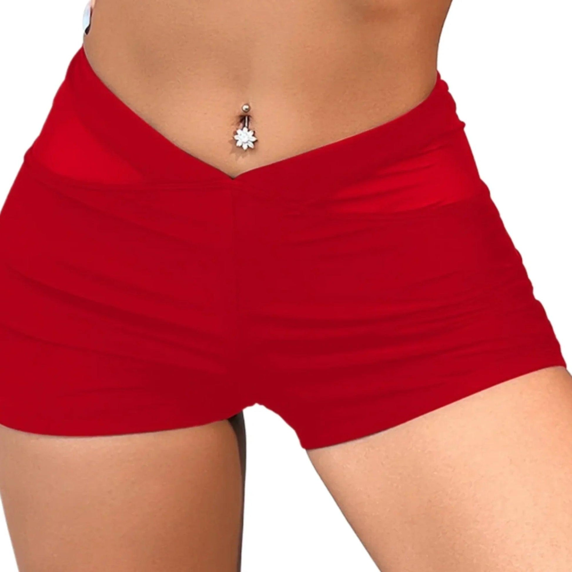 short de Pole Dance rouge