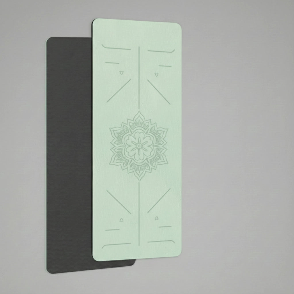 tapis de yoga haut de gamme couleur vert clair