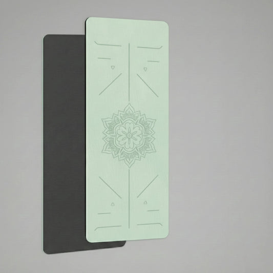 tapis de yoga haut de gamme couleur vert clair